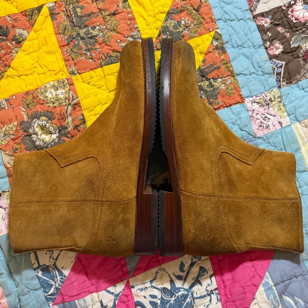 Frye Sawyer Inside Zip Mens Leather Boots:Size 9 - Picture 7 of 16